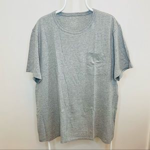 NWOT - JCREW Garment Dyed Slub T - Heather Grey